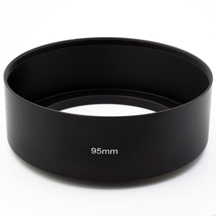 95mm Thread Type Straight Tube Full Metal Lens Hood Shade for Medium Telephoto Lens My Store