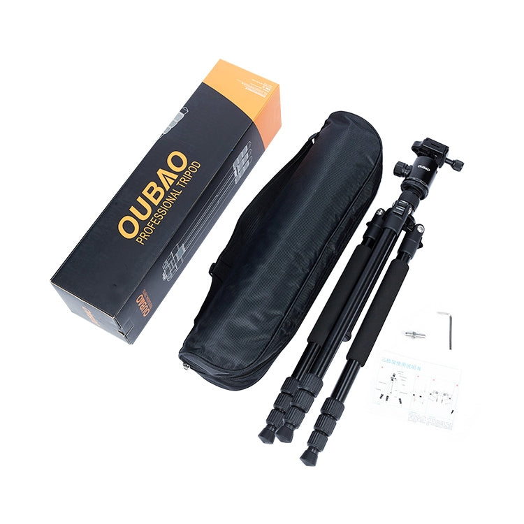 TRIOPO Oubao A-608S  Adjustable Portable  Aluminum Alloy Tripod with Ball Head for SLR Camera