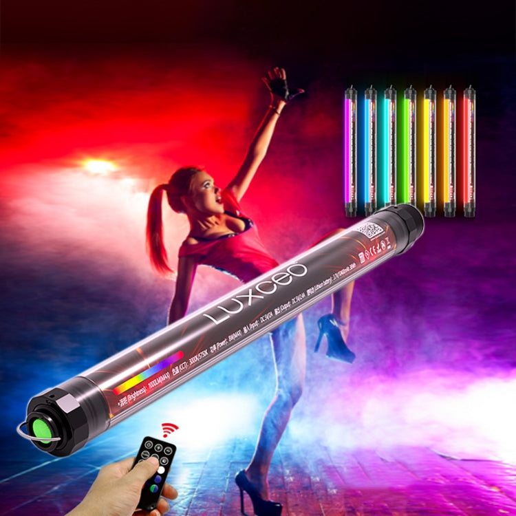 LUXCeO P7RGB Colorful Photo LED Stick Video Light APP Control Adjustable Color Temperature Waterproof Handheld LED Fill Light with Remote Control My Store