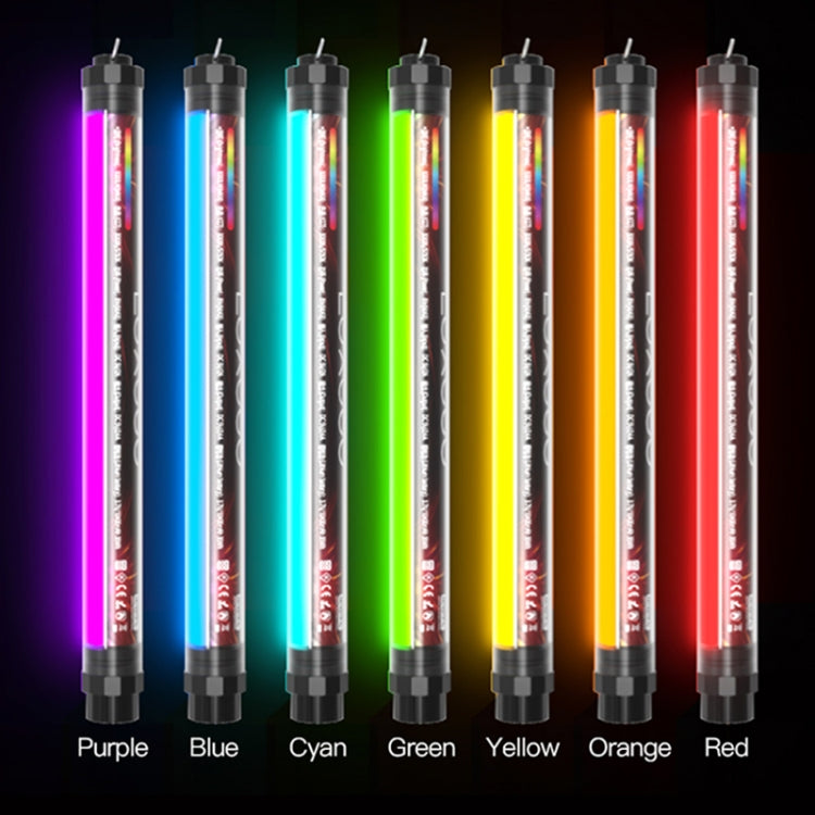 LUXCeO P7RGB Colorful Photo LED Stick Video Light APP Control Adjustable Color Temperature Waterproof Handheld LED Fill Light with Remote Control