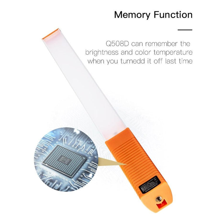 LUXCeO Q508D Dual Color Temperature Photo LED Stick Video Light Handheld LED Fill Light Flash Lighting Lamp My Store