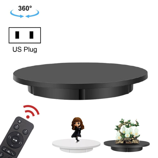 42cm Electric Rotating Display Stand Video Shooting Props Turntable, Load: 100kg, Plug-in Power, US Plug