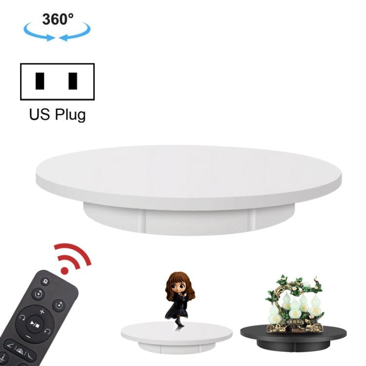 42cm Electric Rotating Display Stand Video Shooting Props Turntable, Load: 100kg, Plug-in Power, US Plug