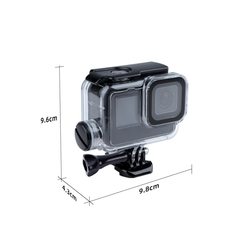 For GoPro HERO10 Black / HERO9 Black 30m Charging Waterproof Housing Case with Buckle Basic Mount & Screw My Store