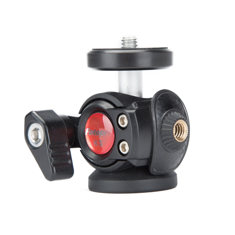 Fotopro KII K2 Ball Head Tripod Mount with 1/4 Expansion Hole My Store