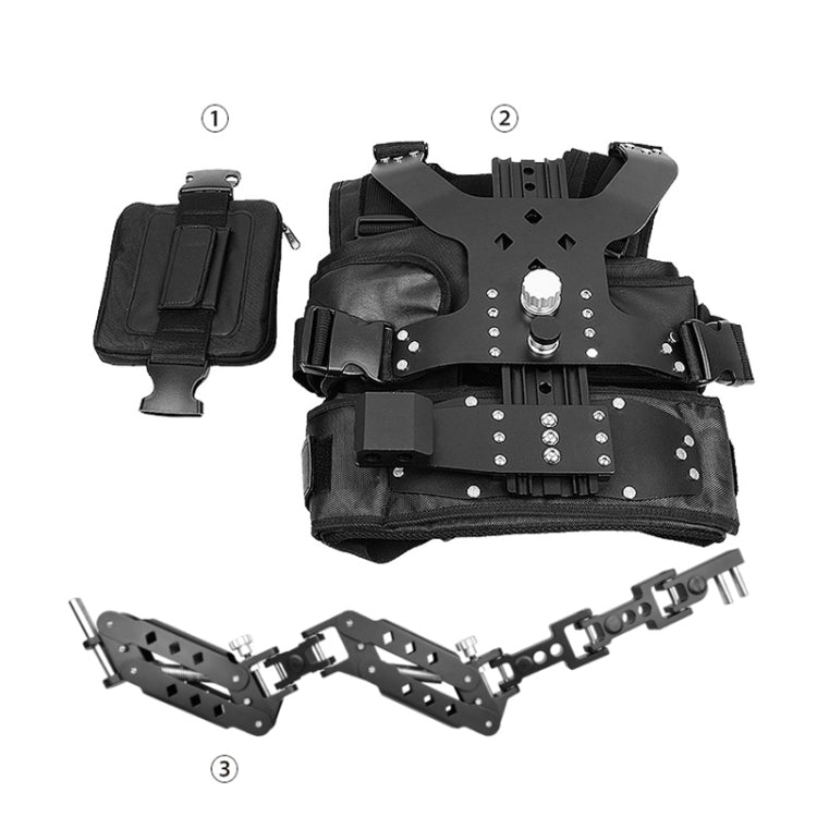 YELANGU B200-C1 Dual Shock-absorbing Arm Stabilizer Vest Camera Support System for DSLR & DV Digital Video Cameras