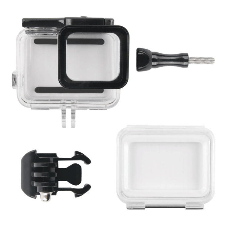 45m Waterproof Housing Protective Case + Touch Screen Back Cover for GoPro NEW HERO /HERO6 /5, with Buckle Basic Mount & Screw, No Need to Remove Lens