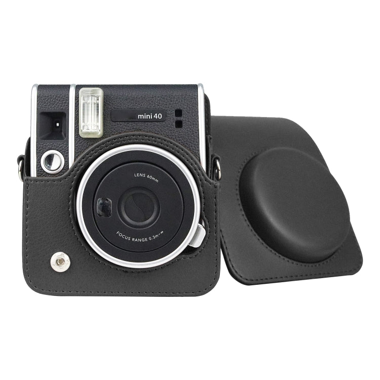 Full Body Camera Retro PU Leather Case Bag with Strap for FUJIFILM instax mini 40