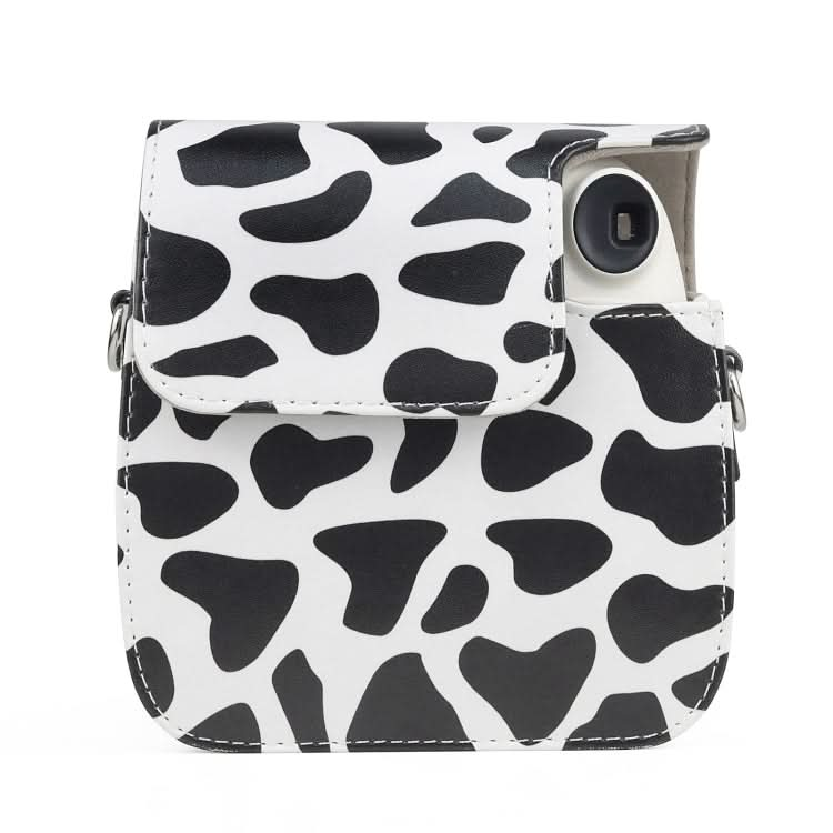 Milk Cow Full Body PU Leather Case Camera  Bag with Strap for FUJIFILM instax mini 7+ My Store