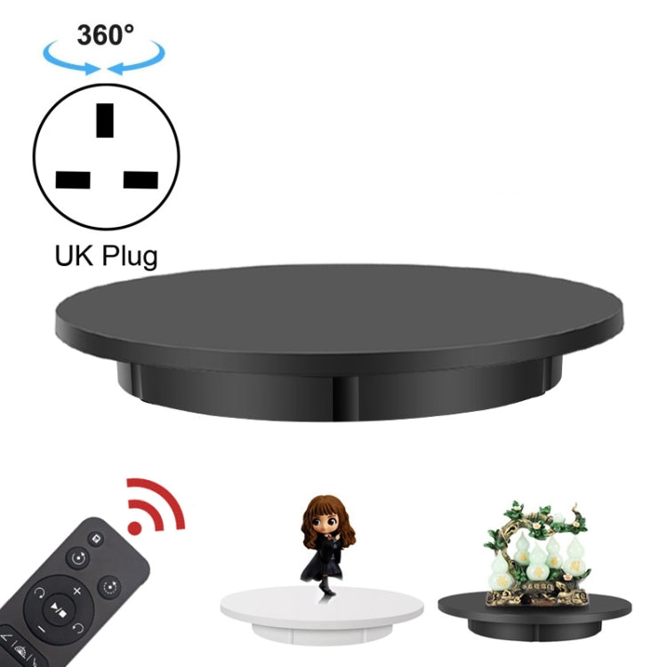 42cm Electric Rotating Display Stand Video Shooting Props Turntable, Load: 100kg, Plug-in Power, UK Plug