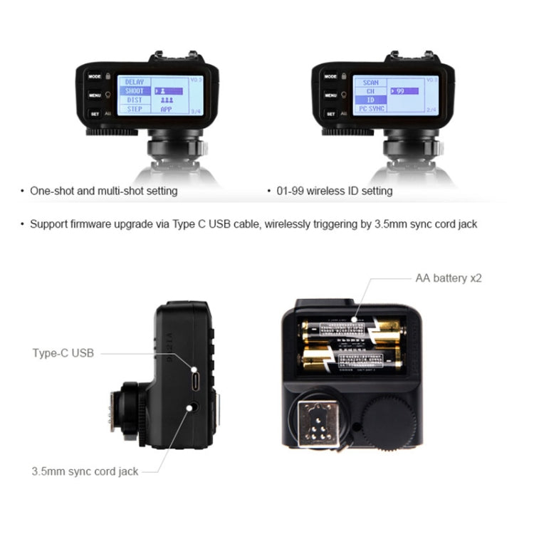 Godox X2T-S E-TTL II Bluetooth Wireless Flash Trigger for Sony My Store