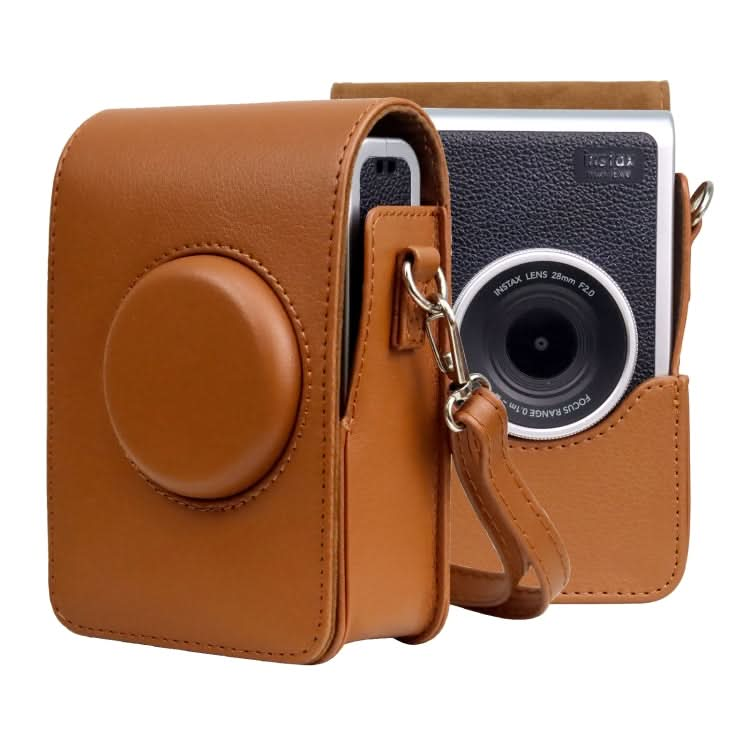 Vertical Full Body Camera PU Leather Case Bag with Strap for FUJIFILM instax mini Evo My Store