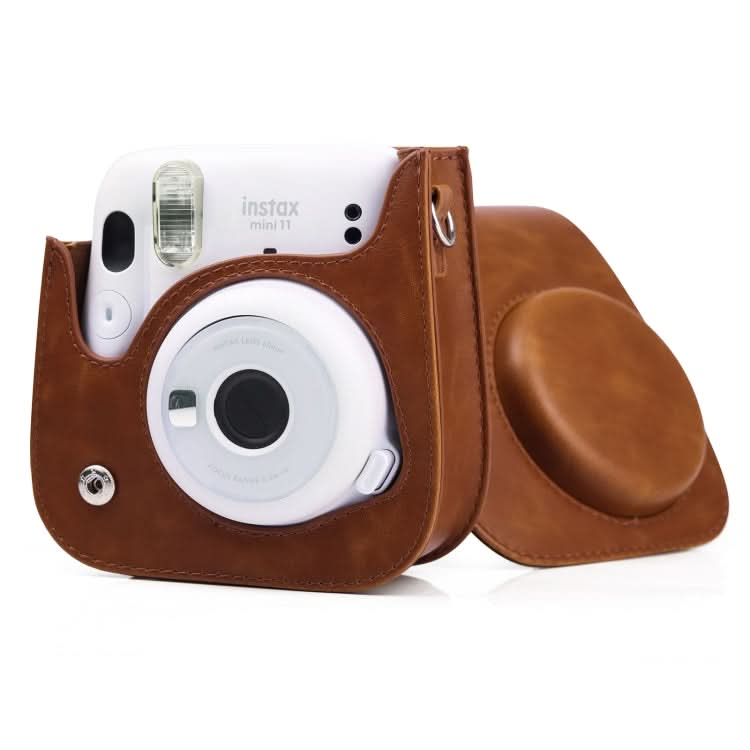 Retro Full Body Camera Leather Case Bag with Strap for FUJIFILM Instax mini 11 My Store