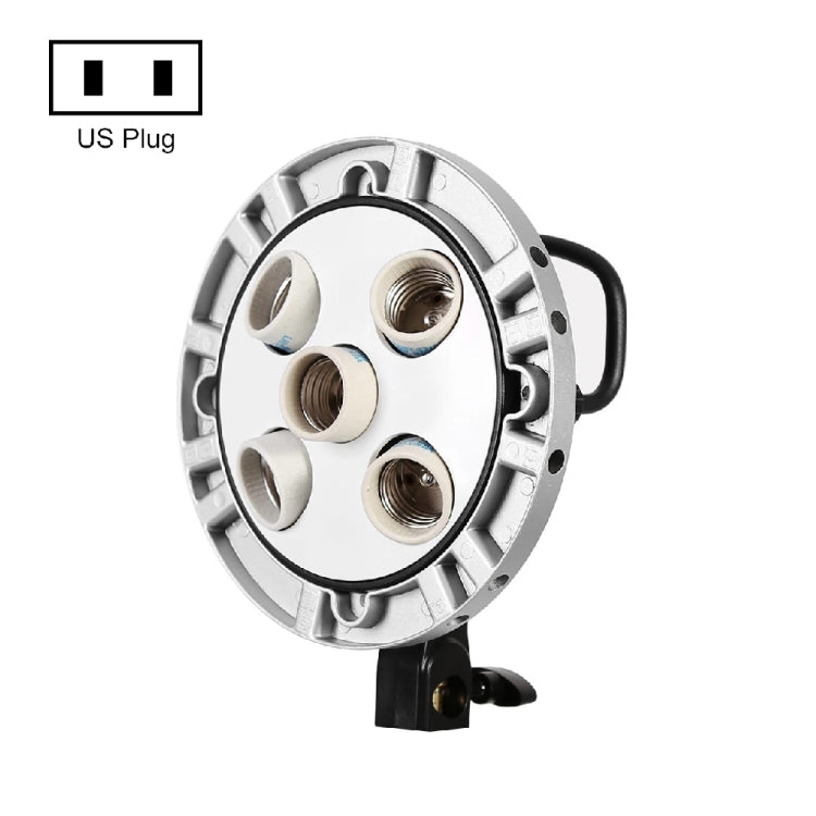 Godox TL-5 5 in 1 E27 Socket Tricolor Bulb Light Lamp Head Mount