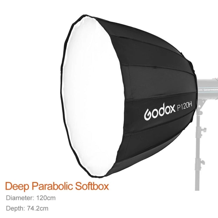 Godox P120H 120cm Deep Parabolic Softbox Reflector Diffuser Studio Light Box