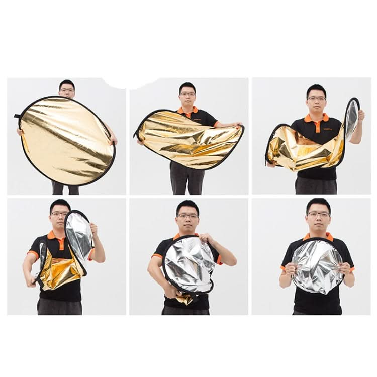 Godox FT01 60cm Round 2 in 1 Gold / Silver Folding Reflector Board My Store