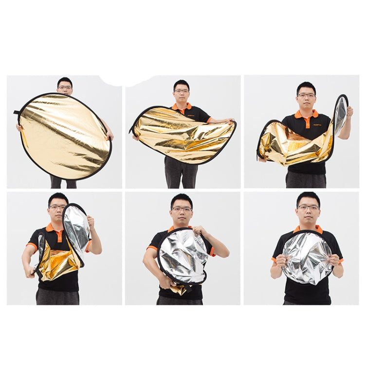 Godox FT01 80cm Round 2 in 1 Gold / Silver Folding Reflector Board My Store