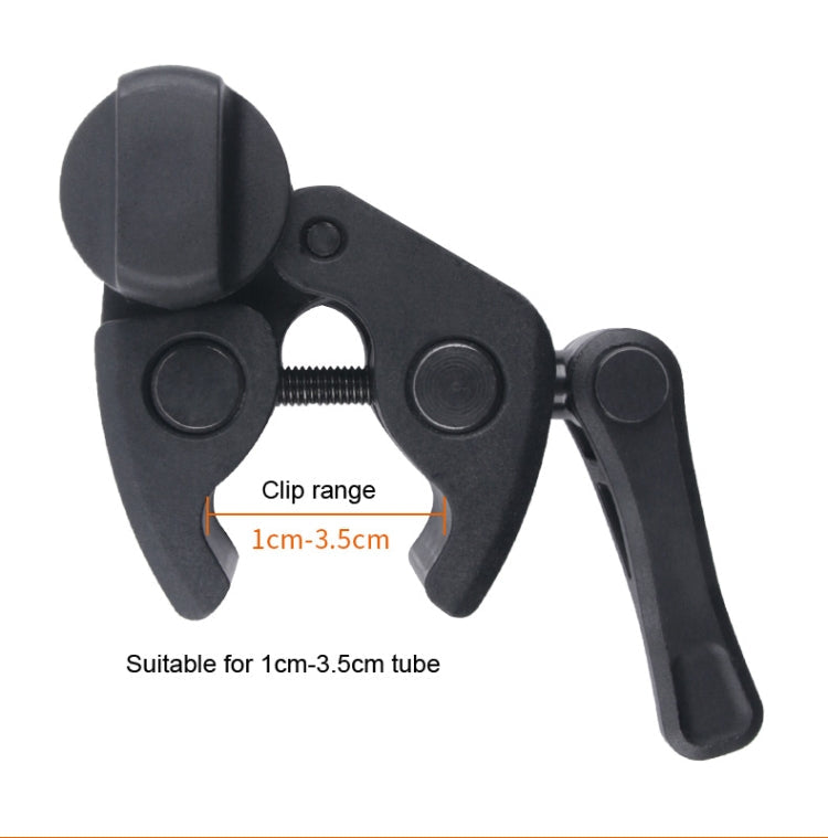 Clamp Mount Connecting Adapter Kit with Waterproof Back Cover for GoPro HERO6 /5