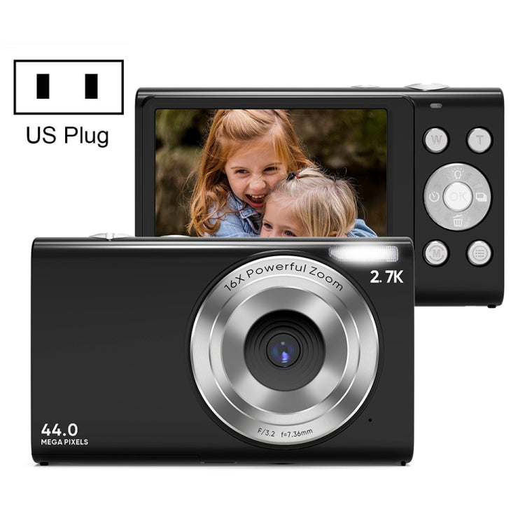 DC402 2.4 inch 44MP 16X Zoom 1080P Full HD Digital Camera Children Card Camera, US Plug My Store