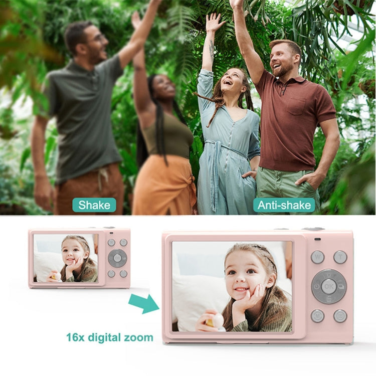 DC402 2.4 inch 44MP 16X Zoom 1080P Full HD Digital Camera Children Card Camera, EU Plug My Store