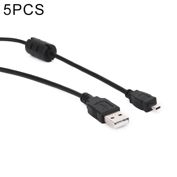 5 PCS 1.5m Mini 8 Pin USB to USB 2.0 Data Charging Cable for Nikon D5100 / D610 My Store