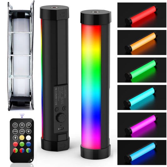 LUXCeO P100 RGB Photo Video Light Stick Handheld Fill Light with Remote Control & Grid Softbox My Store