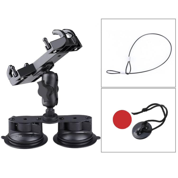 Dual Suction Cup Mount Phone Holder with Tripod Adapter & Steel Tether & Safety Buckle ÎҵÄÉ̵ê