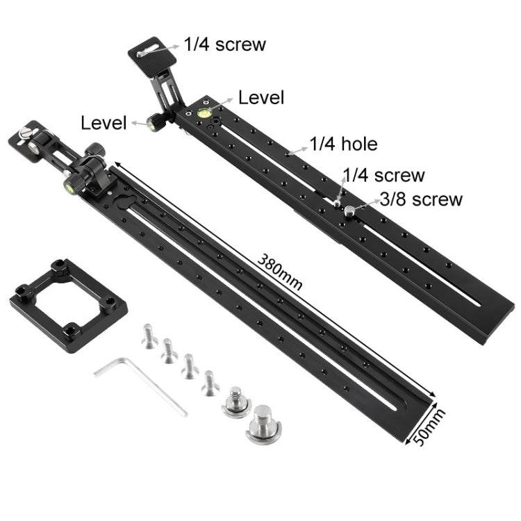 BEXIN VR-380 380mm Length Aluminum Alloy Extended Quick Release Plate for Manfrotto / Sachtler My Store