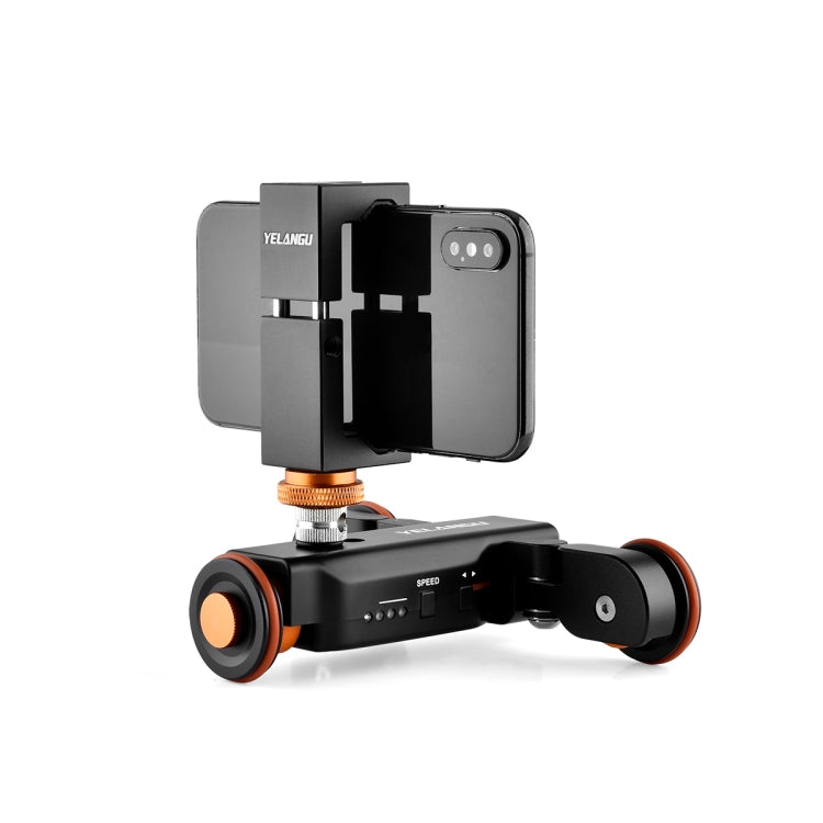 YELANGU L4X Camera Wheel Dolly + PC141 Phone Clamp with Remote, Load: 3kg My Store