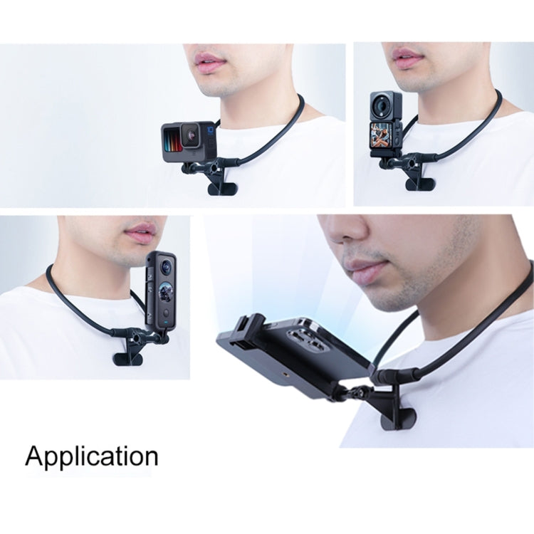 Hands Free Lazy Wearable Neck Camera Phone Holder with Phone Clamp, Extended Version My Store