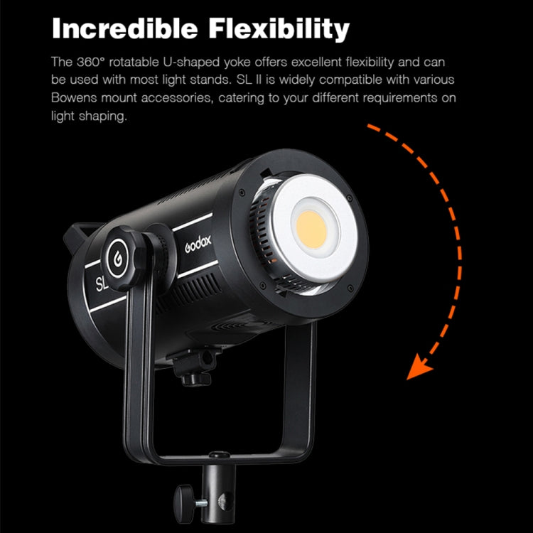 Godox SL150II 150W 5600K Daylight-balanced LED Light Studio Continuous Photo Video Light