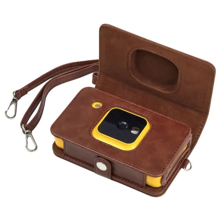 For Kodak Mini Shot2 C210 instax Full Body Camera PU Leather Case Bag with Strap My Store