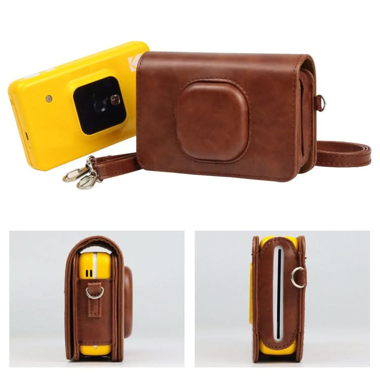 For Kodak Mini Shot2 C210 instax Full Body Camera PU Leather Case Bag with Strap My Store