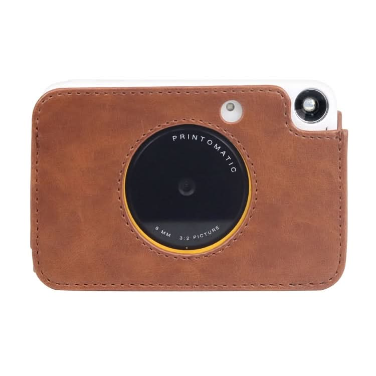 For Kodak PRINTOMATIC Full Body Camera PU Leather Case Bag with Strap My Store