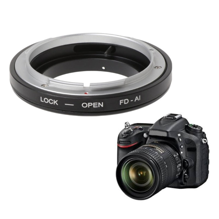 FD-AI FD-NIK Lens Macro Adapter Ring for Canon FD Lens to Nikon AI Lens