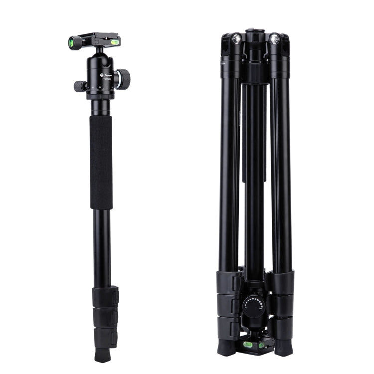 Fotopro F5 4-Section Quick Unlock Tripod Monopod with Ball Head