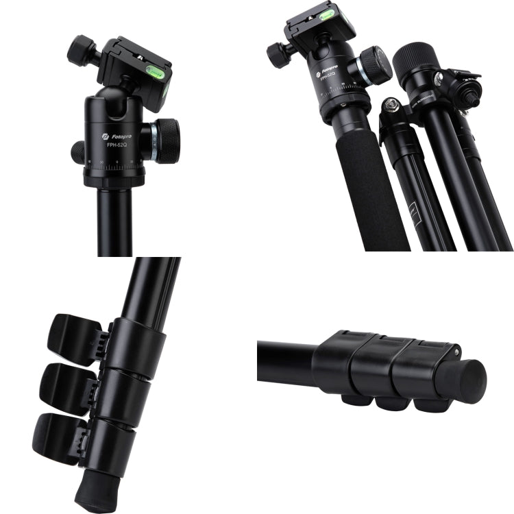 Fotopro F5 4-Section Quick Unlock Tripod Monopod with Ball Head My Store