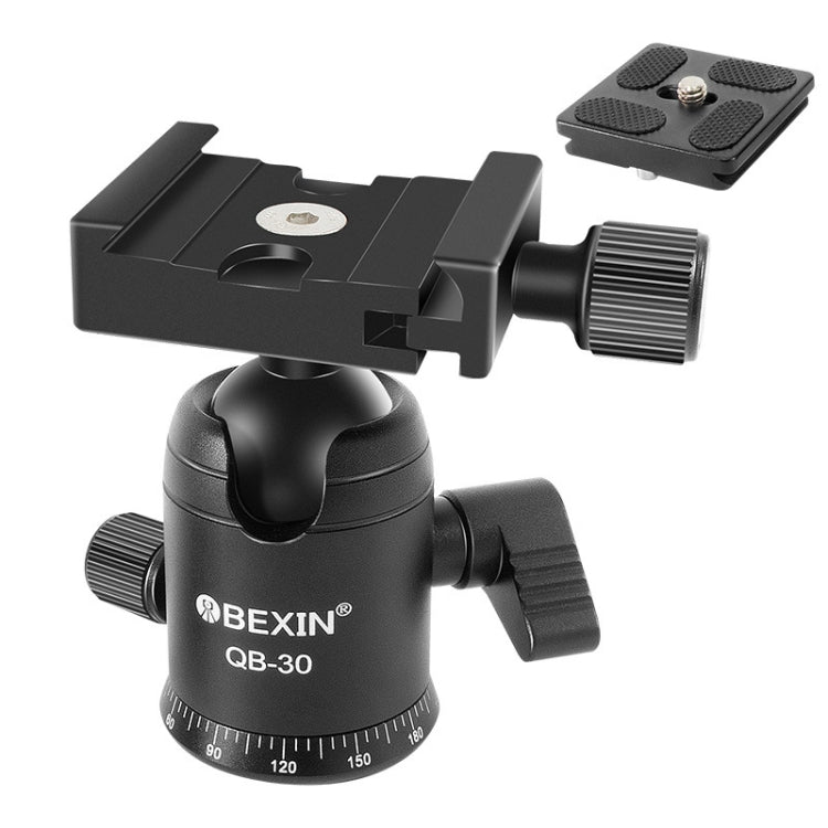 BEIXIN QB-30  360 Degree Rotation Panorama Metal Ball Head with Quick Release Plate