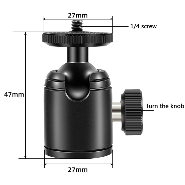 BEXIN K18 Mini 360 Degree Rotation Panoramic Metal Ball Head My Store