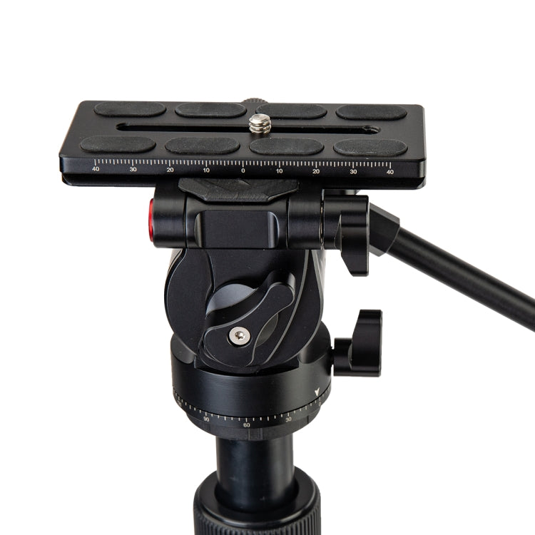 Fotopro MH-6A  Aluminum Alloy Heavy Duty Video Camera Tripod Action Fluid Drag Head with Sliding Plate