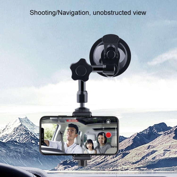 27cm Single Suction Cup Articulating Friction Magic Arm Phone Clamp Mount-Reluova