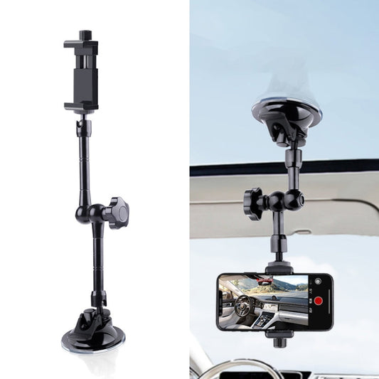 37cm Single Suction Cup Articulating Friction Magic Arm Phone Clamp Mount