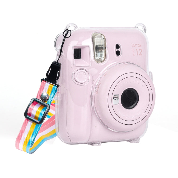 For FUJIFILM Instax mini 12 Crystal Hard Case Camera Bag with Shoulder Strap My Store