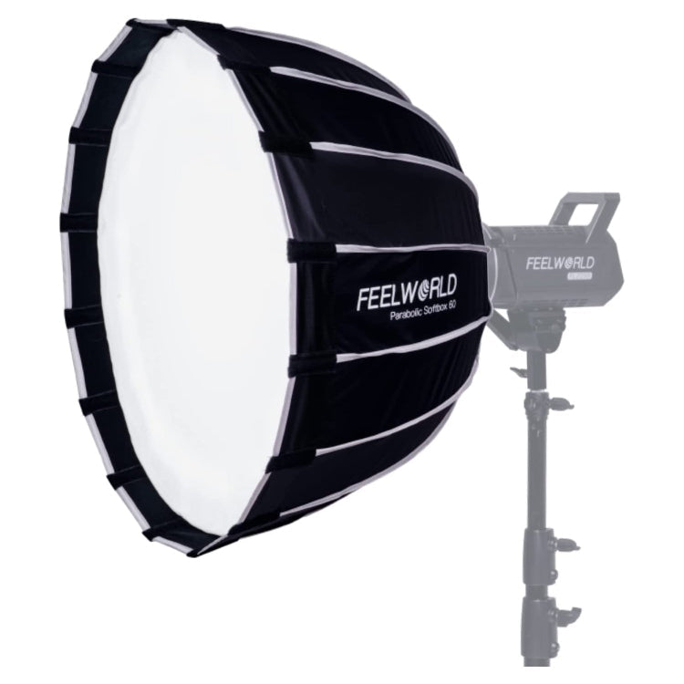 FEELWORLD FSP60 60cm Parabolic Softbox Quick Release Diffuser with Bowens Mount