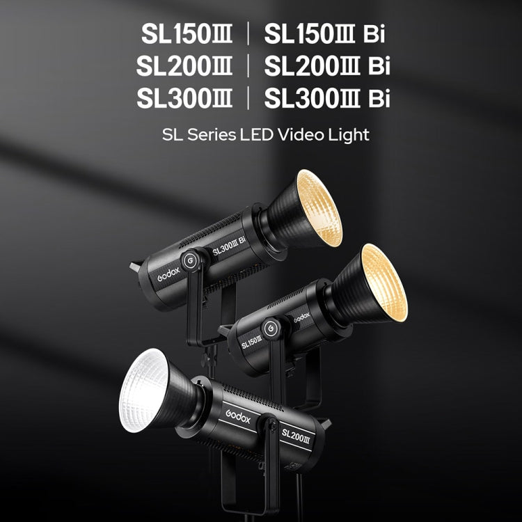 Godox SL200IIIBi 215W Bi-Color 2800K-6500K LED Video Light