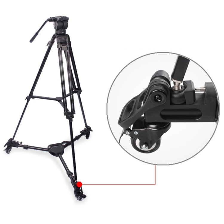 Fotopro DW60 Aluminium Alloy Camera Big Foot Wheel Tripod Pulley Base My Store