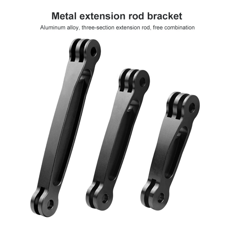 3 in 1 Joint Aluminum Extension Arm Grip Extenter for GoPro Hero12 Black / Hero11 /10 /9 /8 /7 /6 /5, Insta360 Ace / Ace Pro, DJI Osmo Action 4 and Other Action Cameras