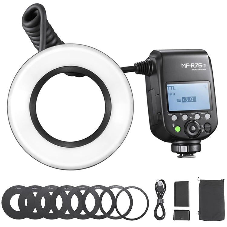 Godox MF-R76C TTL Macro Ring Flash for Canon