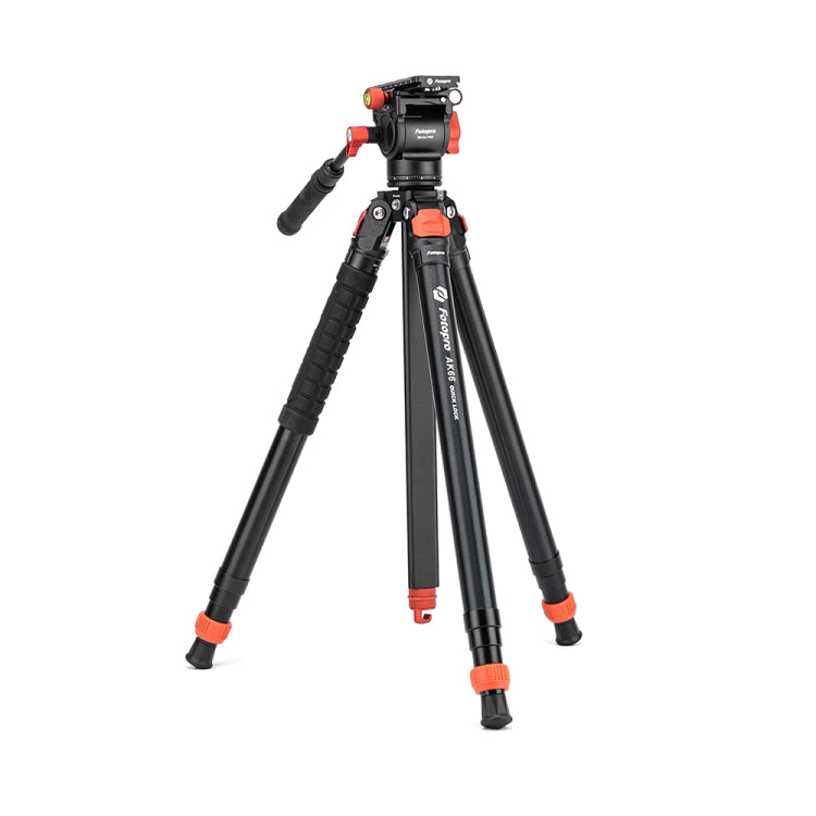 Fotopro AK66 Heavy Duty Fluid Head Tripod Automatic Quick Lock Tripod