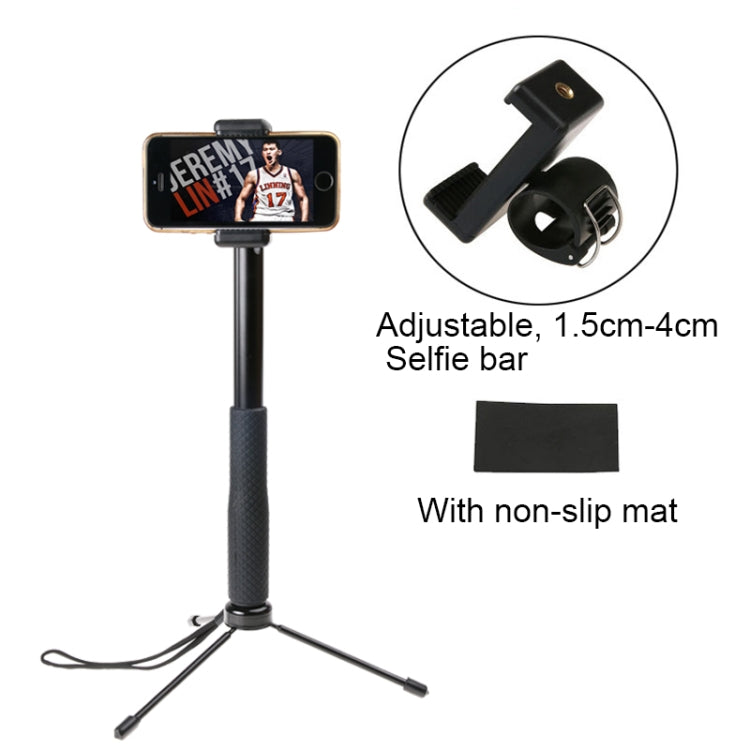 30-93cm Grip Foldable Tripod Holder Multi-functional Selfie Stick Monopod for GoPro Hero12 Black / Hero11 /10 /9 /8 /7 /6 /5, Insta360 Ace / Ace Pro, DJI Osmo Action 4 and Other Action Cameras, Phones